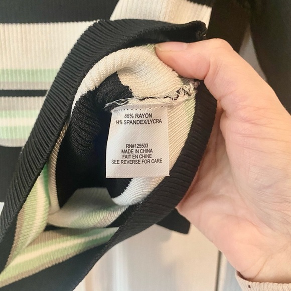 Ronny kobo stripe bodycon skirt set - Picture 6 of 6